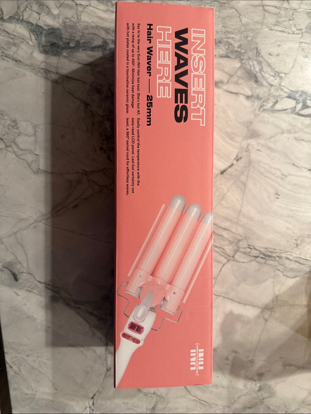 Hair Waver 25mm Triple Barrel in Pink